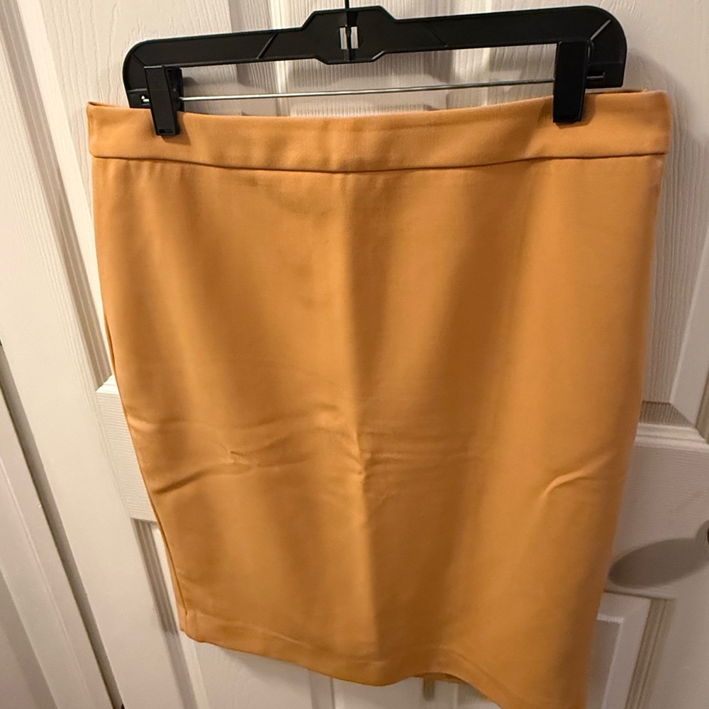 The Limited Tan Pencil Skirt Knee-Length Work